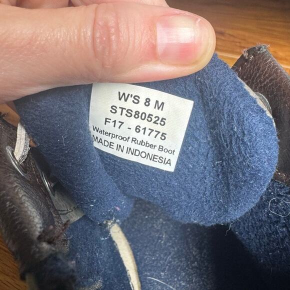 Sperry Women's Rainboots Syren Gulf Ankle Duck Boots Grey Sz 8 Rubber STS80525 - Picture 4 of 6